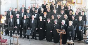 ?? SUBMITTED PHOTO ?? The Cape Breton Chorale is shown here in this file photo during a concert at the Fortress of Louisbourg.