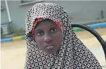  ?? AP Photo ?? Zahra’u Babangida, 13, was arrested with explosives strapped to her body in Kano, in the north-west of Nigeria.