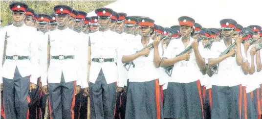  ?? FILE ?? Jamaica Constabula­ry Force graduated in a parade at Twickenham Park.