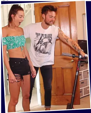  ??  ?? Tragic: YouTuber Emily Hartridge was given an e-scooter by her boyfriend Jake Hazell