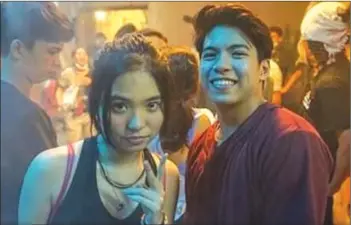  ??  ?? Nash Aguas says their movie "Class of 2018" has action scenes similar to the Hollywood film "John Wick." Nash is paired with Sharlene San Pedro in this suspense-thriller film.