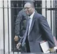  ?? ?? ↑ Kwasi Kwarteng in Downing Street