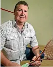  ?? ROBYN EDIE/STUFF 635265474 ?? Kevin Muir is looking forward to serving on the Squash New Zealand board.