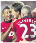  ??  ?? PEER GROUP pals at Man Utd, (from left) Lingard and Januzaj