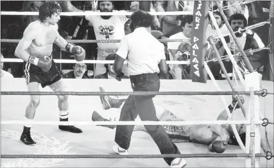 Ray Boom Boom Mancini - 'Boom Boom' with his mother and father