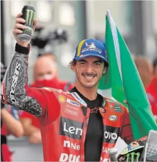  ?? // EFE ?? Bagnaia, ayer después de ganar en San Marino