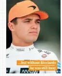  ?? ?? …but without Ricciardo he was still busy