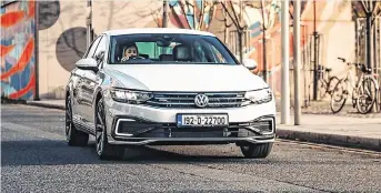  ??  ?? New Passat plug-in: Volkswagen has signalled a price cut for 2020 market as it seeks to compete with rivals