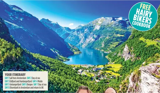  ??  ?? NORTHERN DELIGHTS: Norway’s awe-inspiring Geirangerf­jord