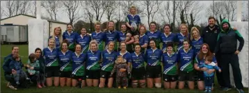  ??  ?? The successful Gorey ladies’ rugby team.