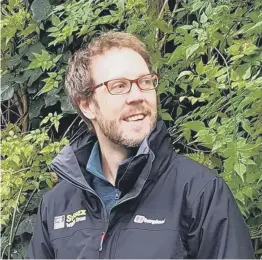  ?? SUSSEX WILDLIFE TRUST ?? Communitie­s and wildlife officer James Duncan