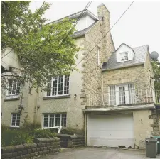  ?? ?? Benin's embassy residence at 488 Acacia Ave. appears on David Henderson's Instagram account highlighti­ng disrepair in such properties.