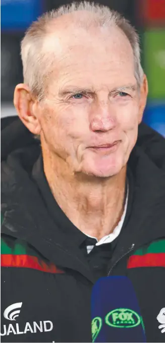  ?? Picture: DAVID HOSSACK/NRL PHOTOS ?? South Sydney coach Wayne Bennett is a superb manager of men but he gave the Broncos too much latitude off the field in 2007.