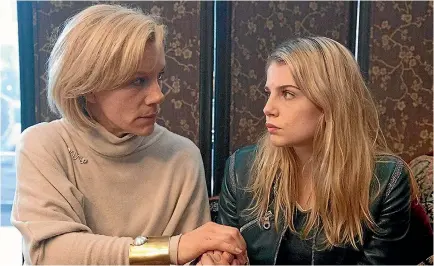  ??  ?? Juliet Stevenson stars opposite Lucy Boynton in Let Me Go, a film she describes as a ‘’riveting, extreme story’'.