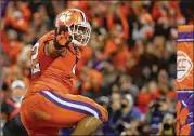  ?? STREETER LECKA / GETTY IMAGES ?? Interior defensive linemen such as Clemson’s Christian Wilkins have draft value due to their ability to get a push up the middle and affect the quarterbac­k’s vision.