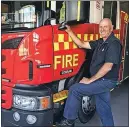  ?? ?? Ready for the job: John Parnell says: “I love the CFA and giving back to the community. It’s a good organisati­on and like a large family really’’.