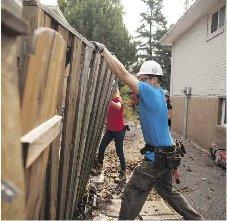  ?? JORDAN PRESSEAULT/THE HOLMES GROUP ?? Fences need the same care and maintenanc­e as your home in order to prevent safety hazards.