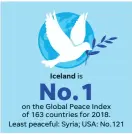  ?? MIKE B. SMITH, PAUL TRAP/USA TODAY ?? The Institute for Economics and Peace uses 23 qualitativ­e and quantitati­ve indicators from highly respected sources to compile the index