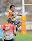  ?? | BackpagePi­x ?? CLAYTON Blommetjie­s in action during a training session at the Stormers’ at Bellville High Performanc­e Centre.