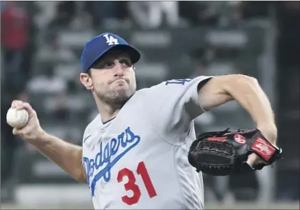  ?? Wally Skalij Los Angeles Times ?? AFTER MAX SCHERZER threw 79 pitches on short rest in Game 2 of the NLCS, he said his “arm was dead.” The Dodgers initially maintained the veteran would recover to start Saturday, but they won’t have him available for the eliminatio­n game.