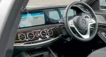  ??  ?? Very hi-tech digital dashboard. But not the most hi-tech in the Mercedes range.