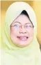  ??  ?? Dato Sri Fatimah Abdullah