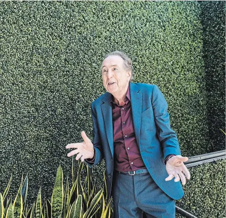  ?? EMILY BERL NYT ?? Eric Idle’s new memoir, “Always Look on the Bright Side of Life,” tells stories about his rise through comedy and his many famous friends. And, of course, it’s filled with Monty Python stories.