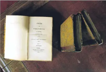  ??  ?? First editions of Jane Austen’s novel originally sold for 18 shillings