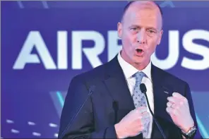  ?? BLOOMBERG ?? Tom Enders, chief executive officer of Airbus SE.