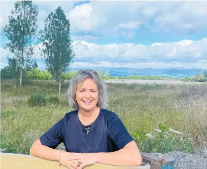  ?? ?? MP for Tukituki Anna Lorck is backing local farmers concerned about further water-take from the Ruataniwha Basin.