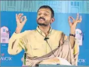  ?? HT FILE ?? TM Krishna is a Chennaibas­ed vocalist, author, and speaker. AAI cited ‘other urgent engagement­s’ for cancelling event.