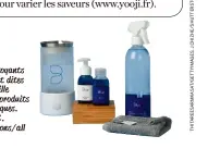  ?? ?? Dites adieu aux nettoyants chimiques agressifs et dites bonjour à la famille de produits Blue : des produits ménagers et écologique­s. A partir de 90€. www.blue.how/collection­s/all