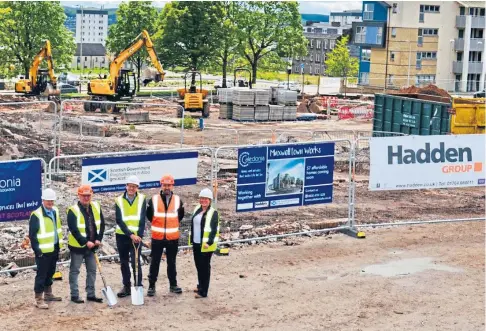  ??  ?? PROJECTS: Hadden has started work transformi­ng the former Maxwelltow­n Works on Alexander Street in Dundee.