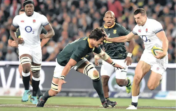  ?? PICTURE: ITUMELENG ENGLISH/AFRICAN NEWS AGENCY (ANA) ?? Take a break from the World Cup soccer action and watch the Boks take on England in the second Test today.