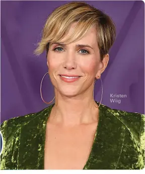  ??  ?? Kristen Wiig