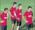  ??  ?? Torres, Vietto, Gameiro y Correa