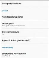  ??  ?? Die Verschlüss­elung macht Android sicherer, lässt sich aber nicht rückgängig machen.