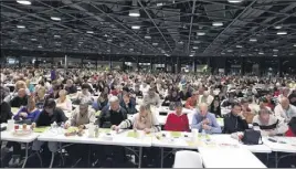  ?? (DR) ?? Un Palais des Festivals plein comme un oeuf pour le loto de l’associatio­n.