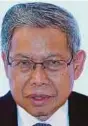  ??  ?? Datuk Seri Mustapa Mohamed