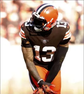  ?? AP FILE ?? Former browns receiver Odell beckham Jr. is hitting waivers, with the Patriots holding the No. 15 claim.