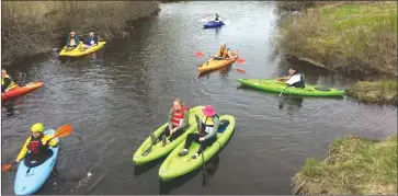  ?? COURTESY ?? A look back on last year’s kayakers waiting their turn to start during the Défi Missisquoi Challenge is a reminder that this year’s annual event will take place on May 12. Organizers welcome participan­ts from everywhere.