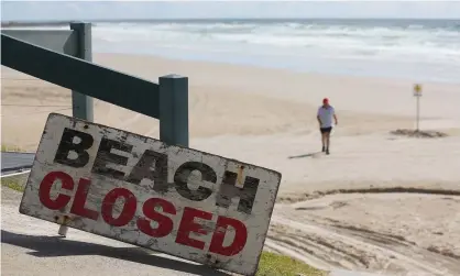  ?? Photograph: Chris Hyde/Getty Images ?? Shelly beach and others around Ballina in northern New South Wales have been closed after a surfer was bitten by a shark on Wednesdaym­orning.