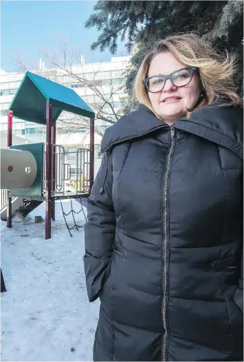  ?? BRANDON HARDER ?? Elita Paterson, the public representa­tive on the Saskatchew­an maternal mental health implementa­tion committee, says the maternal wellness program could be improved by screening pregnant women for anxiety and depression to allow for early treatment....