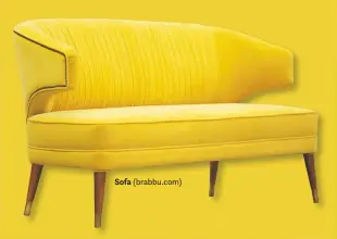  ??  ?? Sofa (brabbu.com)