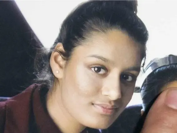  ?? (AFP/Getty) ?? Isis bride Shamima Begum was indoctrina­ted under our noses