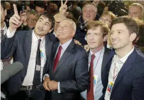  ?? Ansa ?? Nuova lista Pietro Grasso lancia Liberi e Uguali con Nicola Fratoianni, Pippo Civati e Roberto Speranza