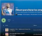  ?? /CORTESÍA SPOTYFY ?? Llega el Álbum para llorar los empates y derrotas blanquiazu­l