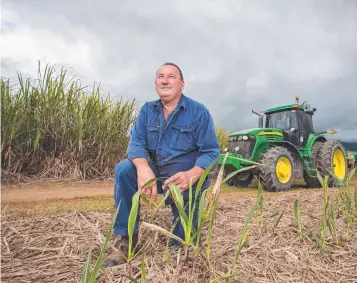  ??  ?? Canegrower­s Cairns chairman Stephen Calcagno on his farm. Picture: Romy Bullerjahn