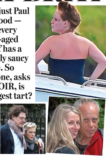  ??  ?? Dish of the day: Paul Hollywood and Summer (top). Above (l-r): Marco Pierre White and Emilia Fox;
