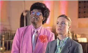  ?? NETFLIX ?? Samuel L. Jackson, who stars with Brie Larson in her new Netflix film, “Unicorn Store,” says the two bonded on the set of “Kong: Skull Island.” “We commiserat­ed about all kinds of stuff. And we just got really tight.”